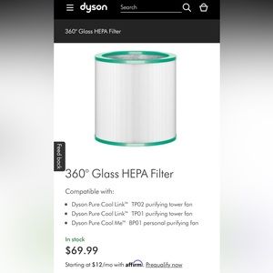 Dyson HEPA filter